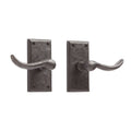 Dummy Door Lever Set with Rectangular Rose Dark Bronze G68344