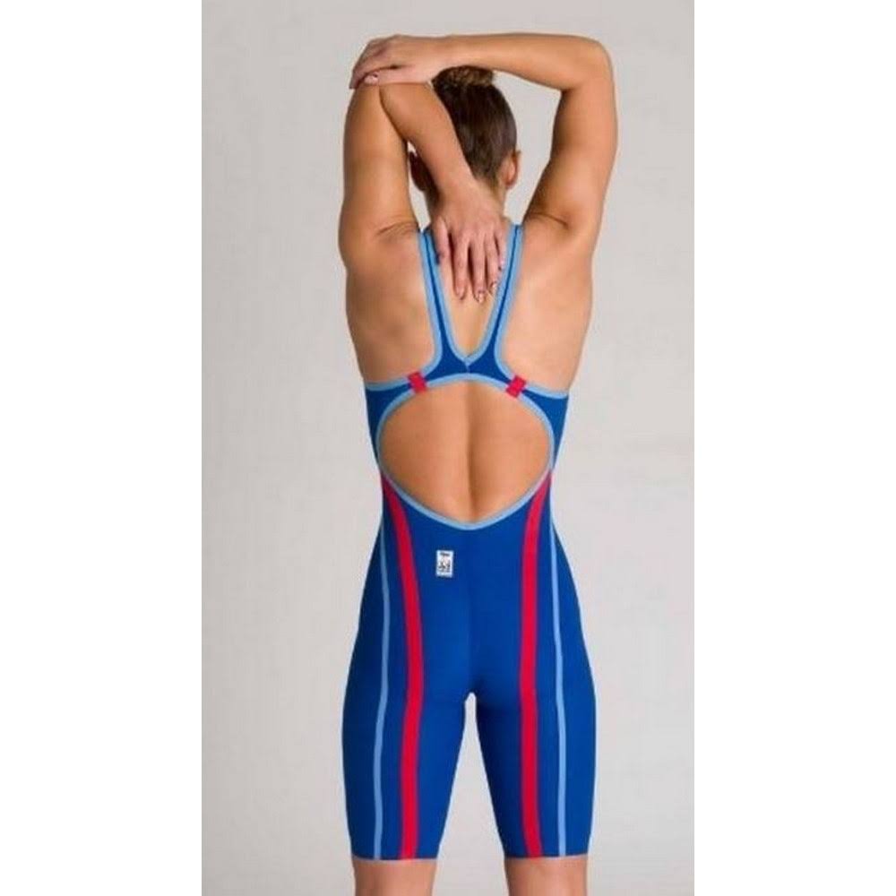 Ocean Blue Open Back Racing Swimsuit B94126