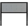 Full Light Gray Upholstered Panel Headboard H499