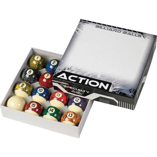 Black Marble Ball Set Billiard Balls I67247
