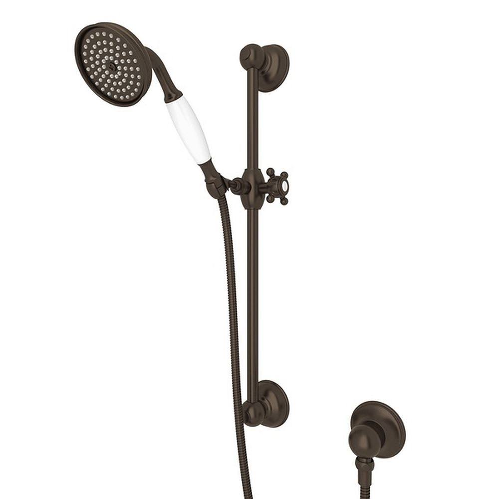 Single-Function Handshower/Hose/Bar/Outlet Set - Tuscan Brass V859