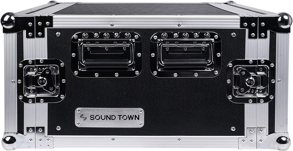 6U PA/DJ Rack Case with 17" Depth Plywood Metal Ball Corners N689466