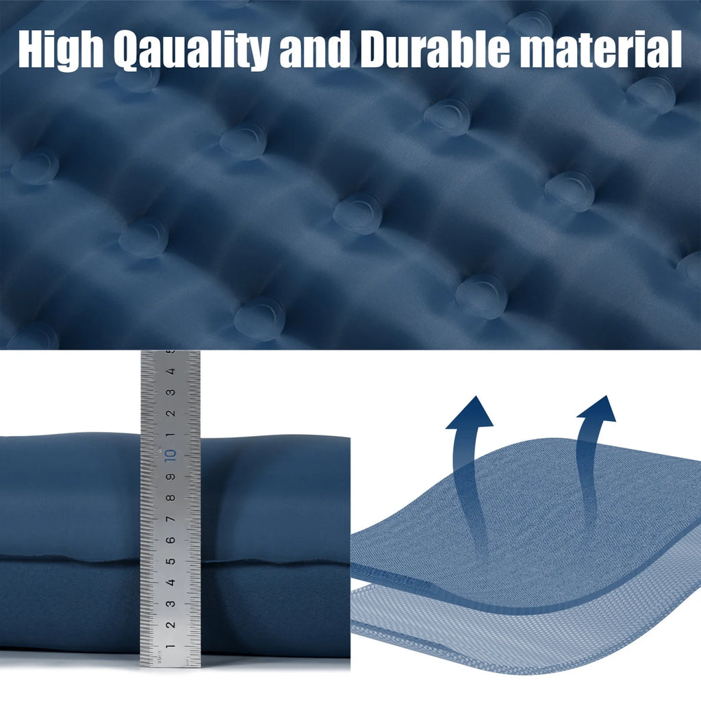 Inflatable Sleeping Pad 4 Inch Thick Air Mattress B312