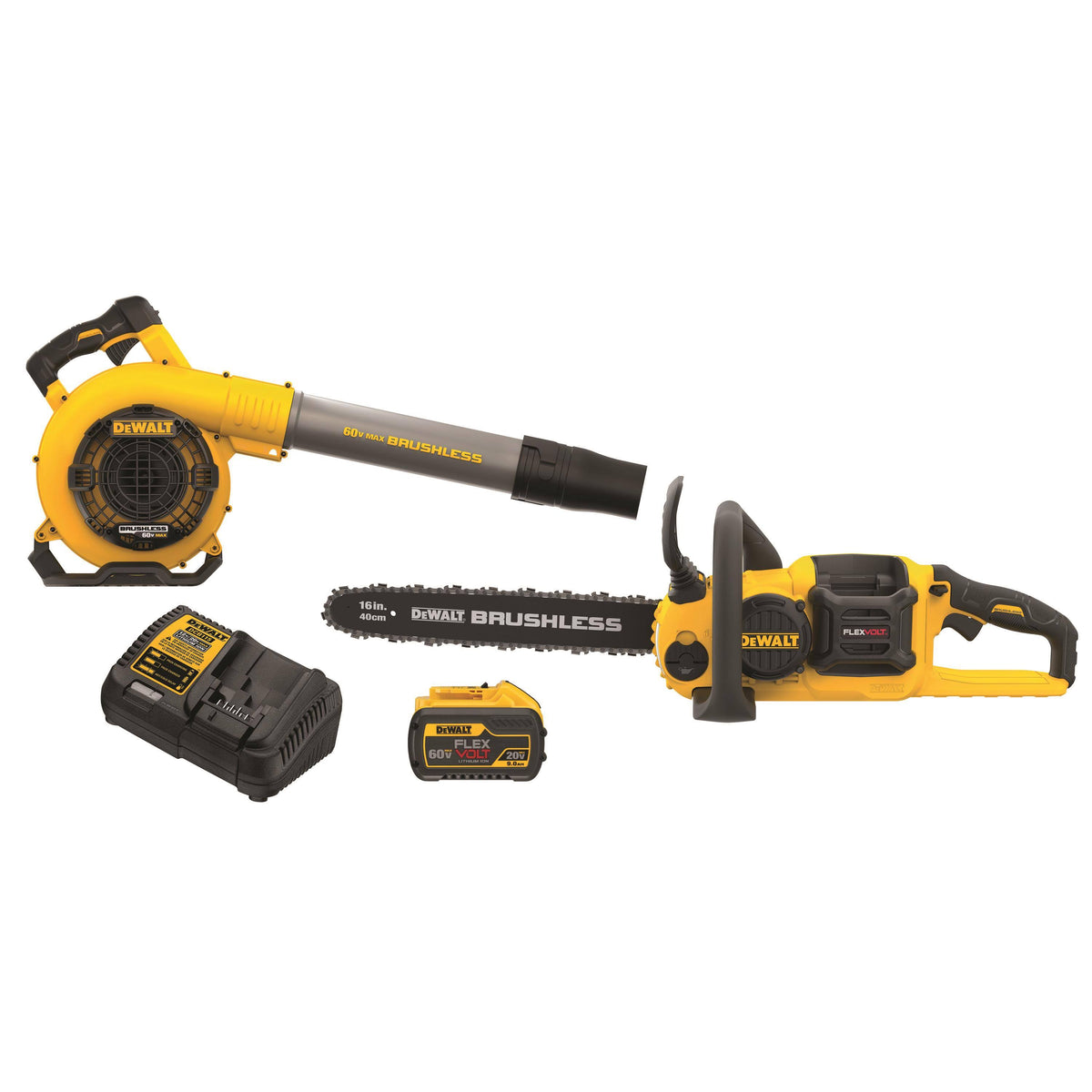 60V Max Chainsaw/Blower Combo Kit X221