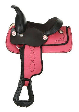 Purple Miniature Western Saddle O51992