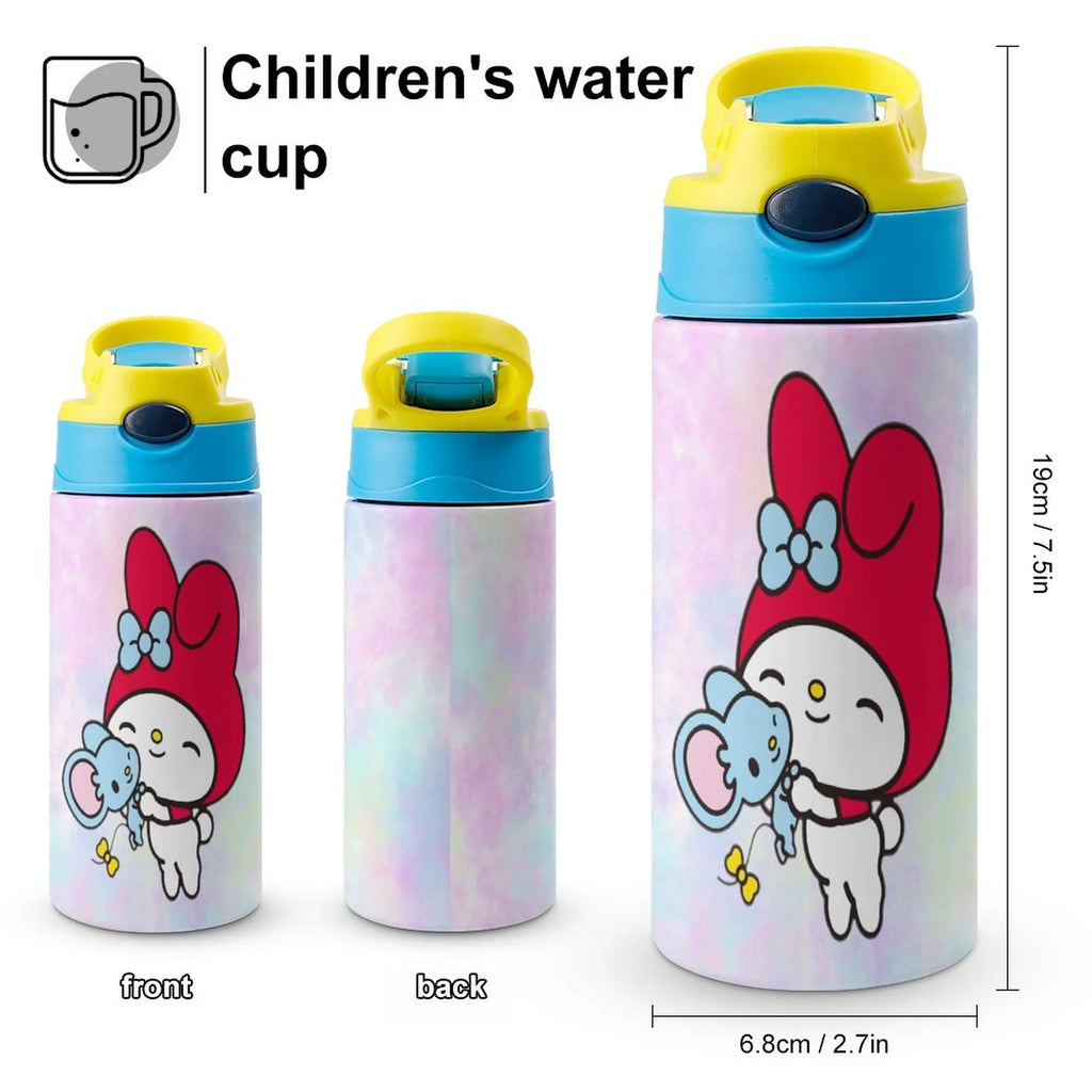 Stainless Steel Vacuum Insulated Water Bottle With Straw P58191