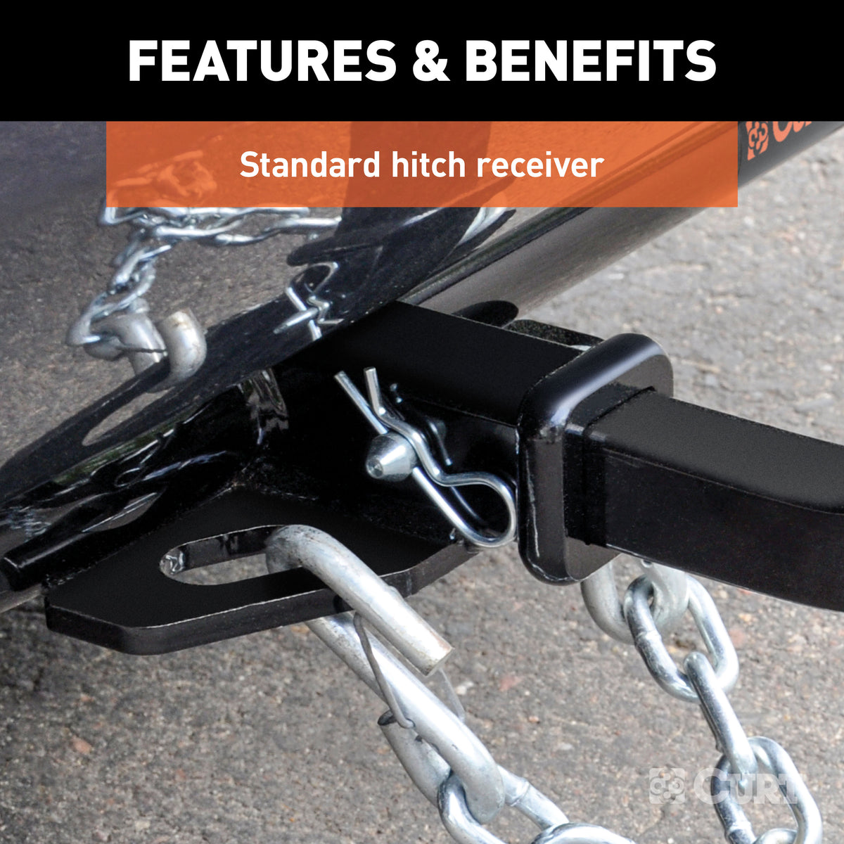 Class 2 Hitch with Ball Mount and Installation Hardware P454239