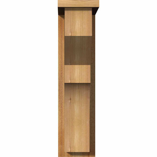 Monterey Rough Sawn Corbel with Backplate, Western Red Cedar K64255