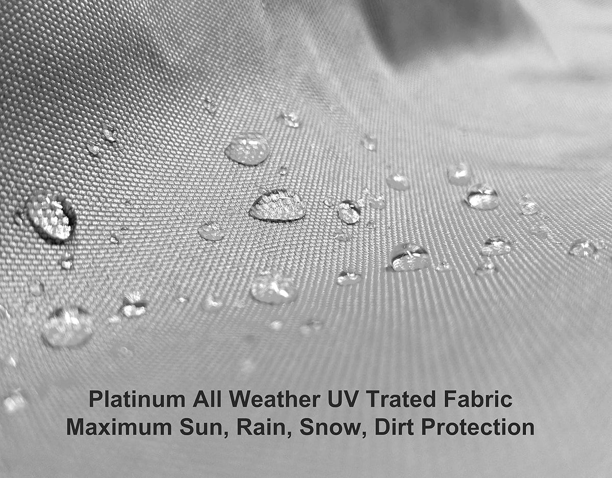 Weatherproof RV Cover for Travel Trailer 22.5' - 24.5' Long with Fleece Lining and Storage Bag G470820