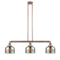 Large Bell 3 Light Island Light (Antique Copper) A898