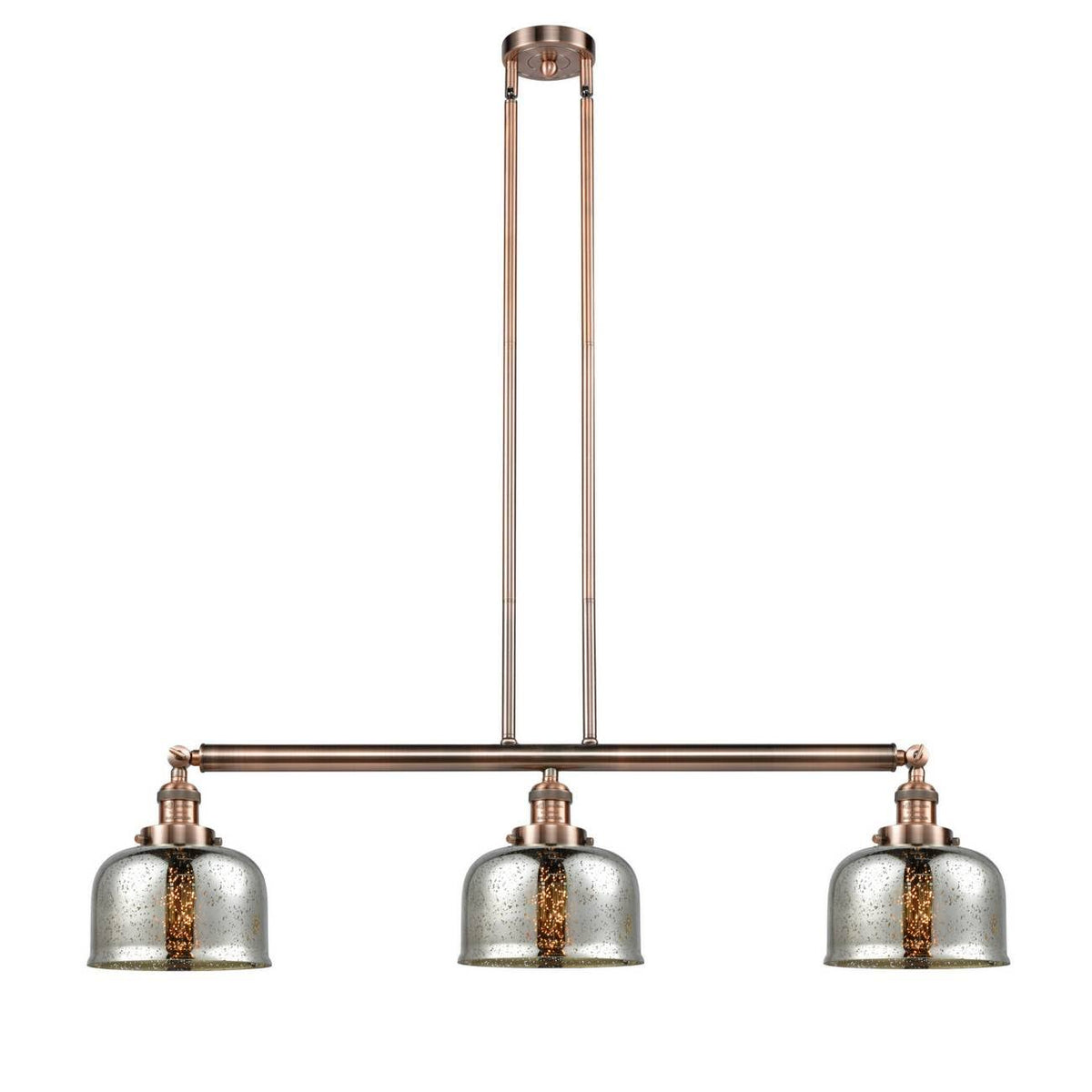 Large Bell 3 Light Island Light (Antique Copper) A898