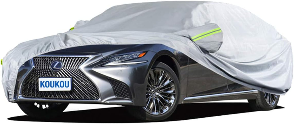 6 Layers Waterproof Car Cover 193 X72 X59 inches A6334