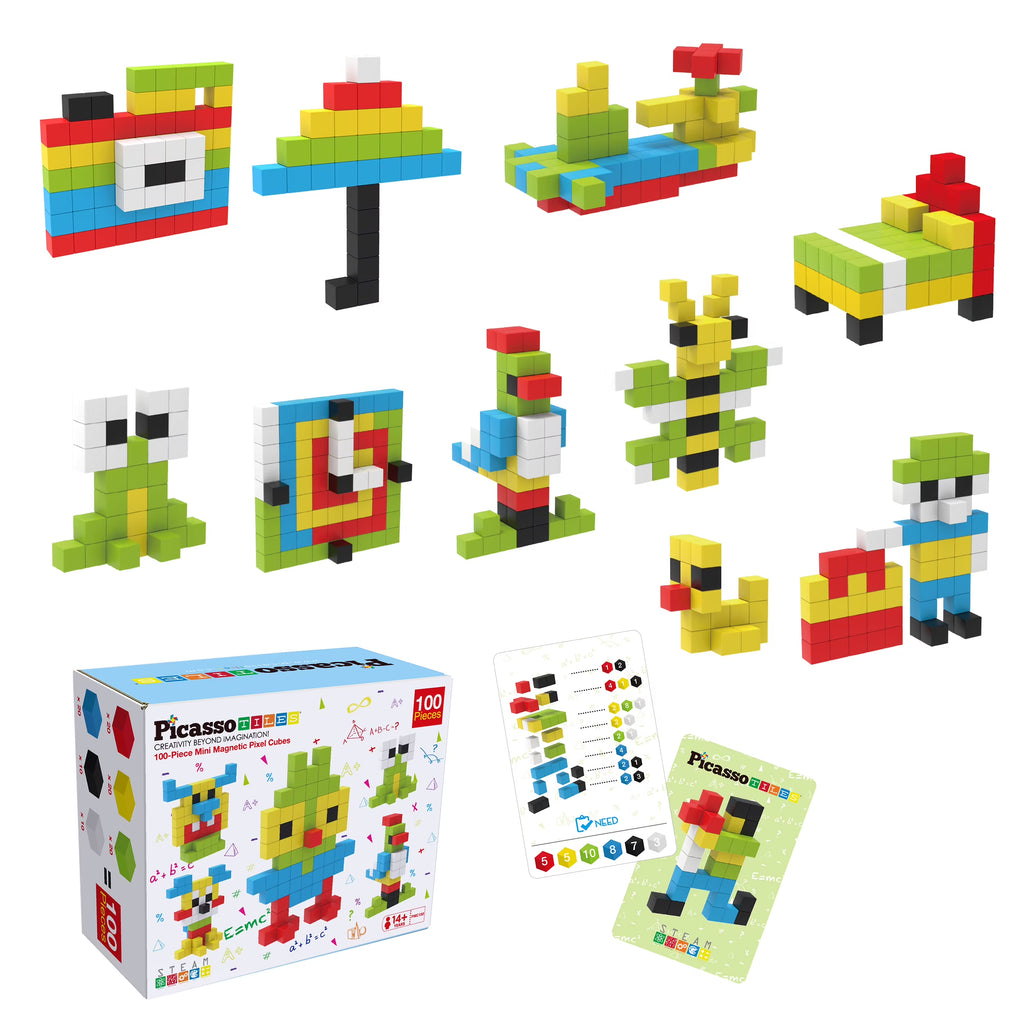 100 Piece Magnetic Cube Puzzle Toy Kit F806