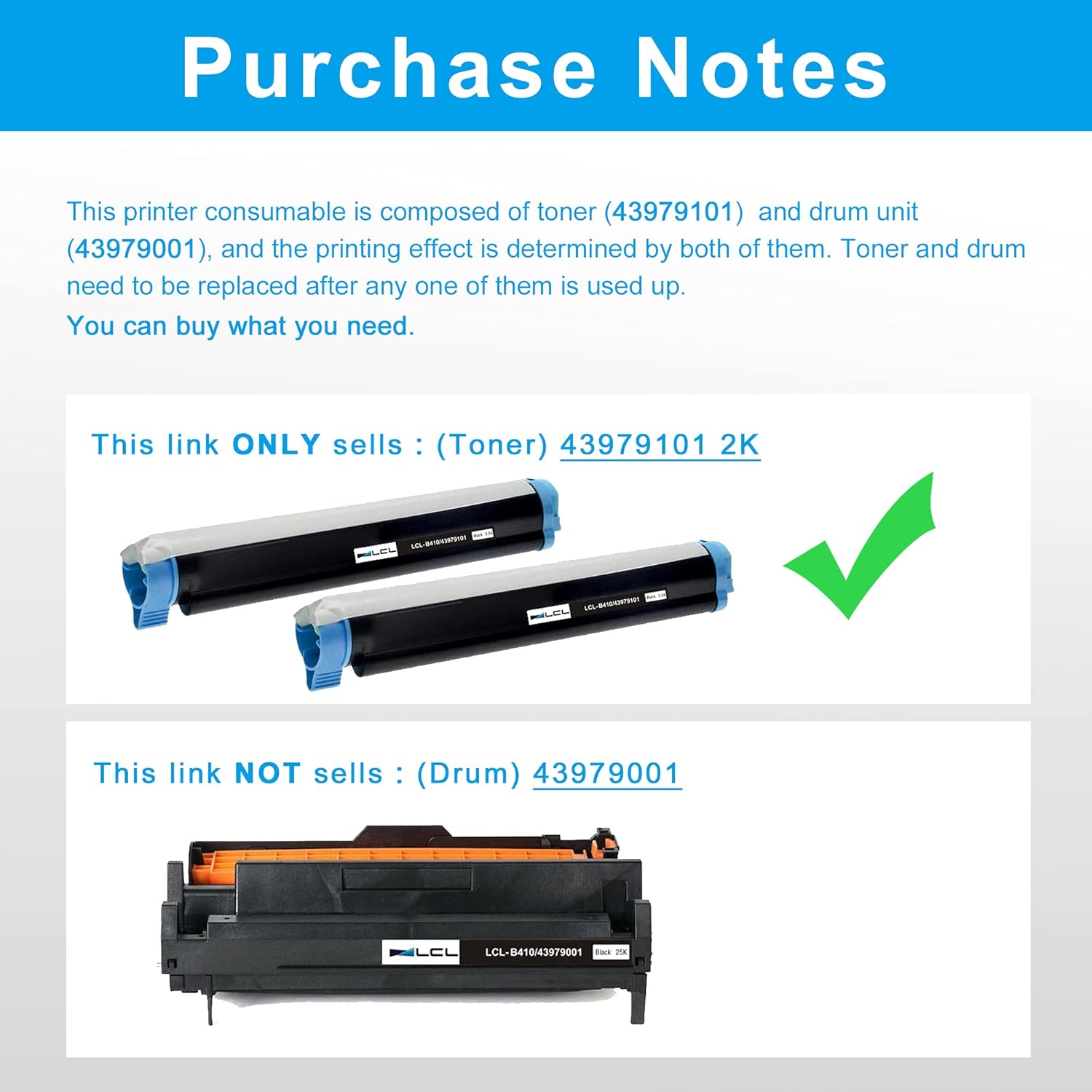 2-Pack Black Toner Cartridge K945071