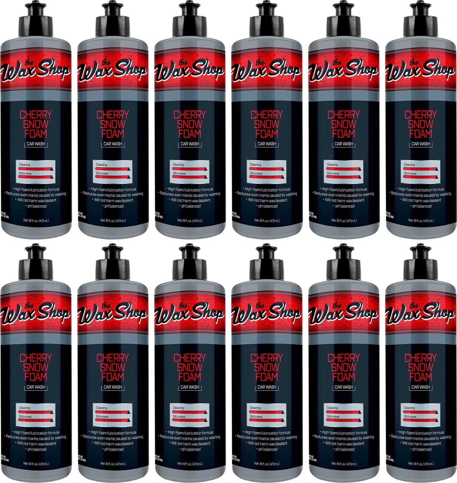 16 Oz. Pack of 12 Car Wash Shampoo T3402