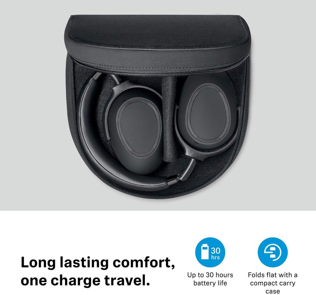 Black Wireless Bluetooth Headphone with Noise Cancelling B57180