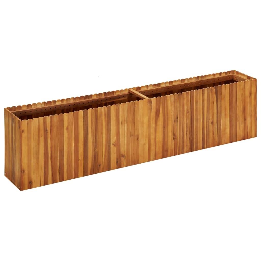 Solid Acacia Wood Garden Raised Bed Z806140