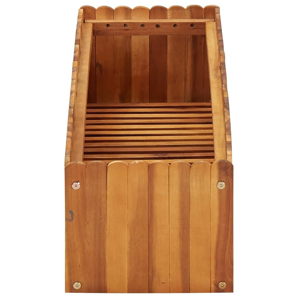 Solid Acacia Wood Garden Raised Bed Z806140