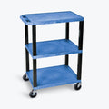 Blue 3 Shelf Utility Cart Y589