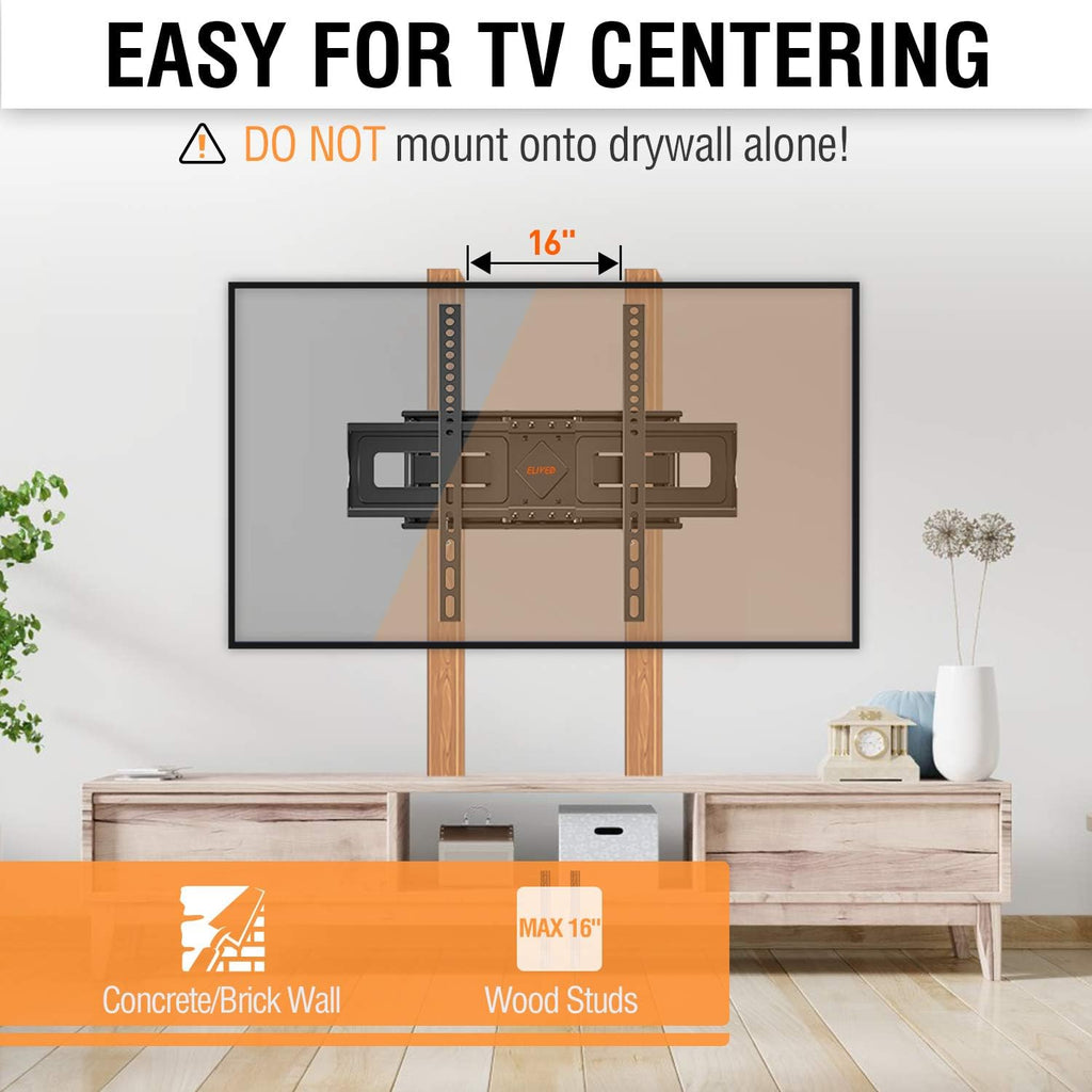 TV Wall Mount Swivel and Tilt Full Motion, Dual Arms, Max VESA 600x400mm, 99 lbs, Pack of 2 O877424