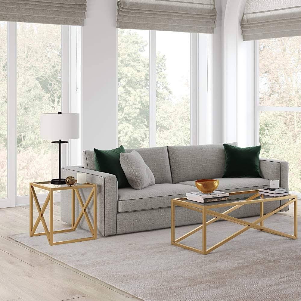 Brass Side Table P195