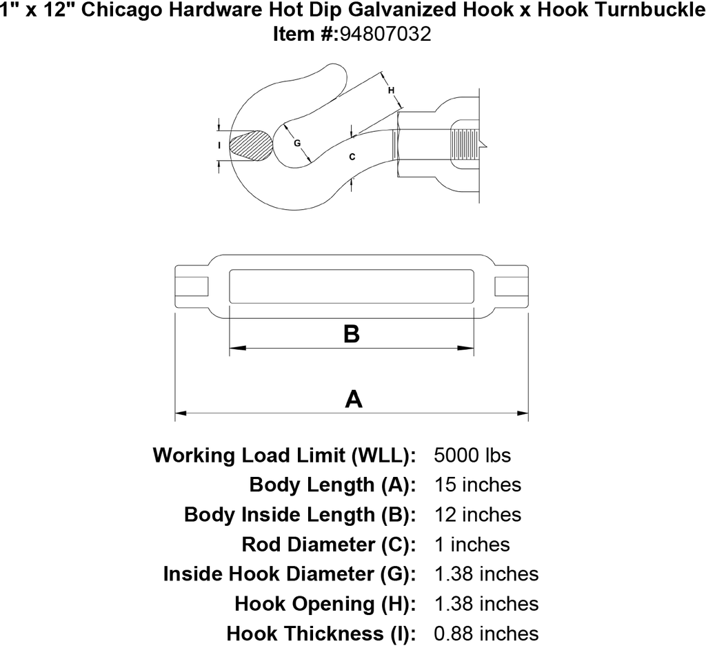 Turnbuckle B622973