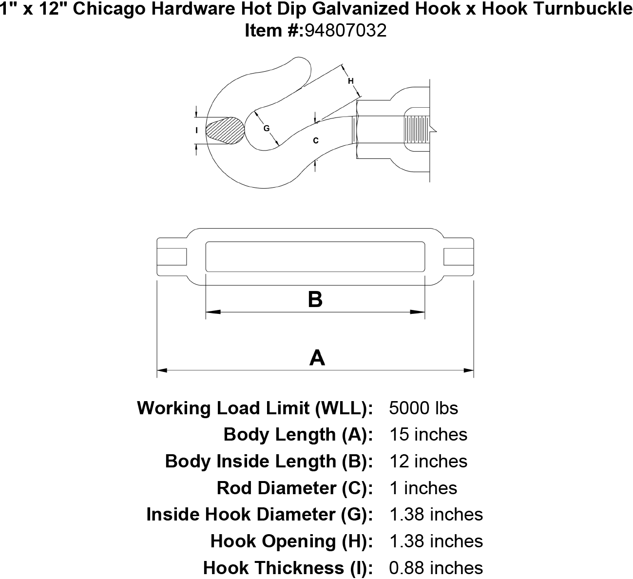 Turnbuckle B622973
