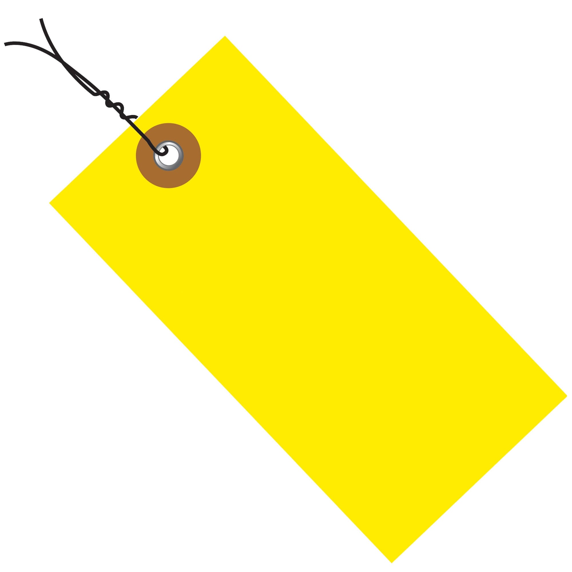 Yellow Tyvek Pre-Wired Shipping Tag Case/100 T76291