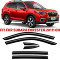 6 Pieces Glass Rain Guards for Subaru Forester Y838