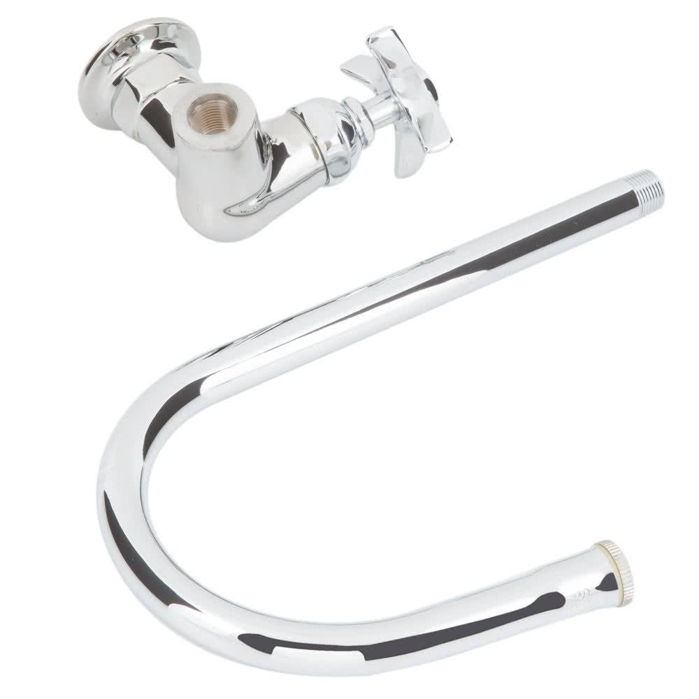 Single Sink Faucet with Gooseneck Wall P955