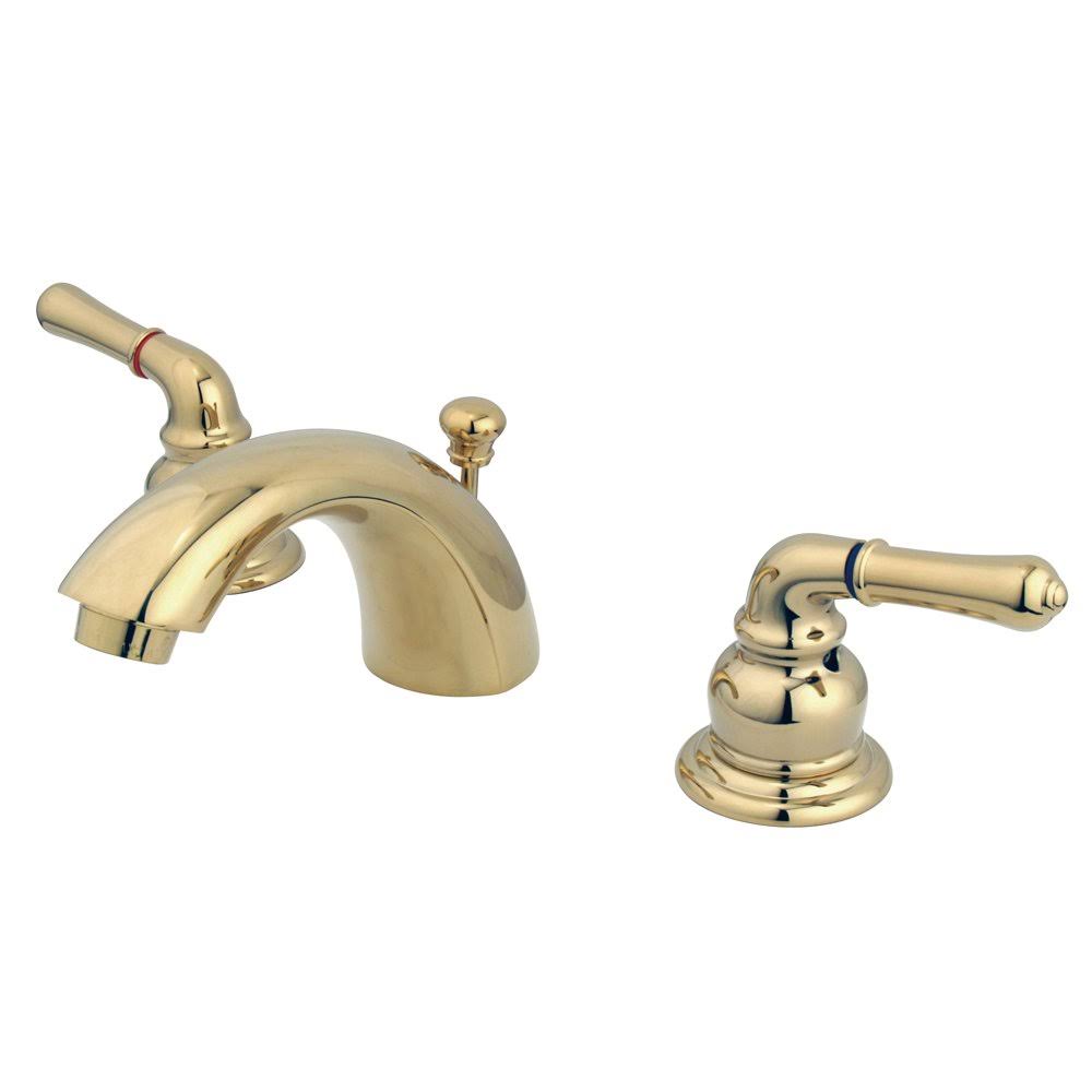 Polished Brass Mini Widespread Faucet W94244