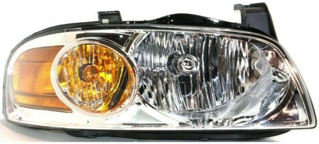 Passenger Side Headlight for Nissan Sentra 2004 2005 2006 Base S Model Pack of 2 T107