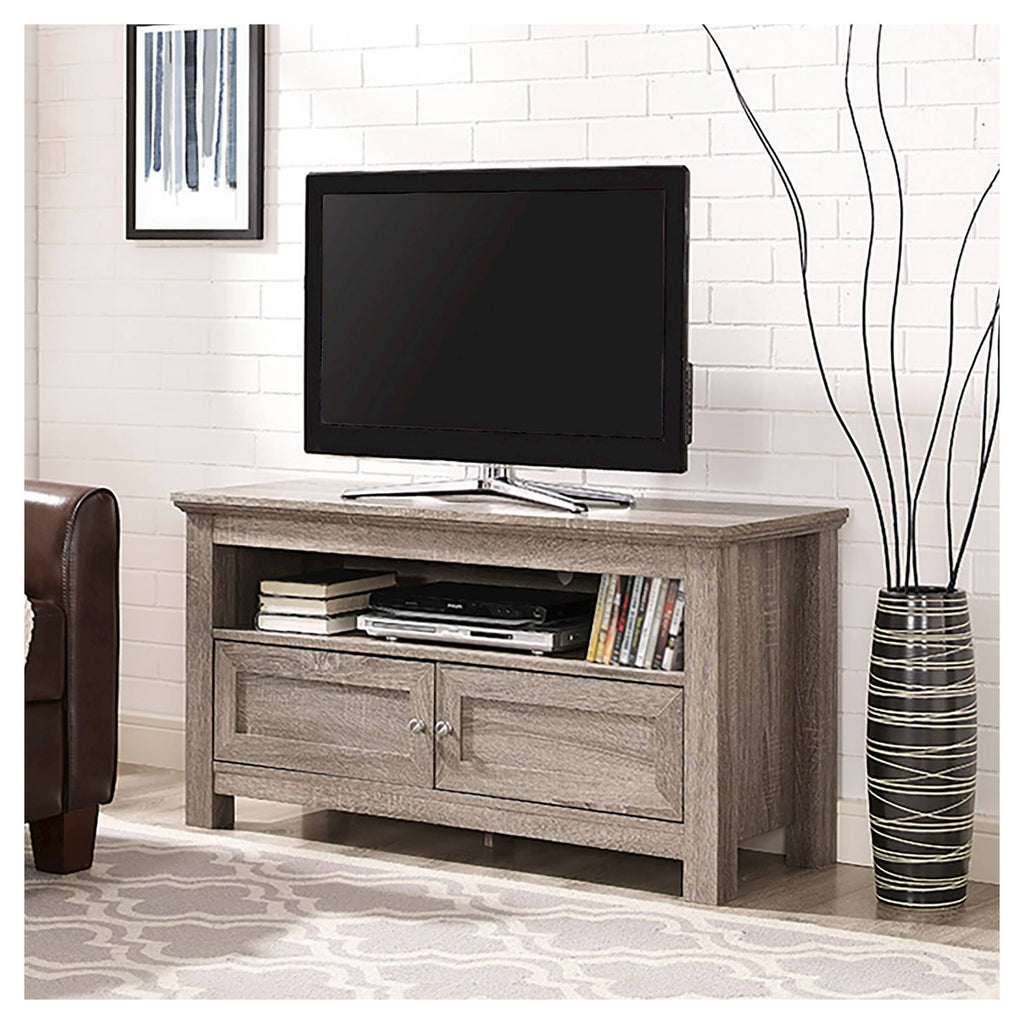 Driftwood Wood TV Media Stand Storage Console U1291