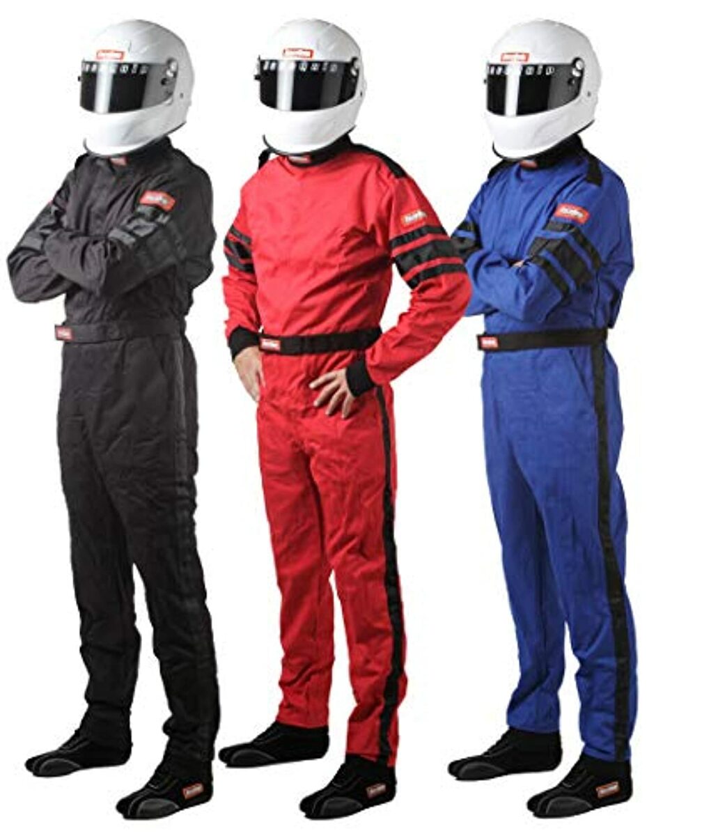 Blue/Black Stripe 1-Pc Driving Suit XL C629607