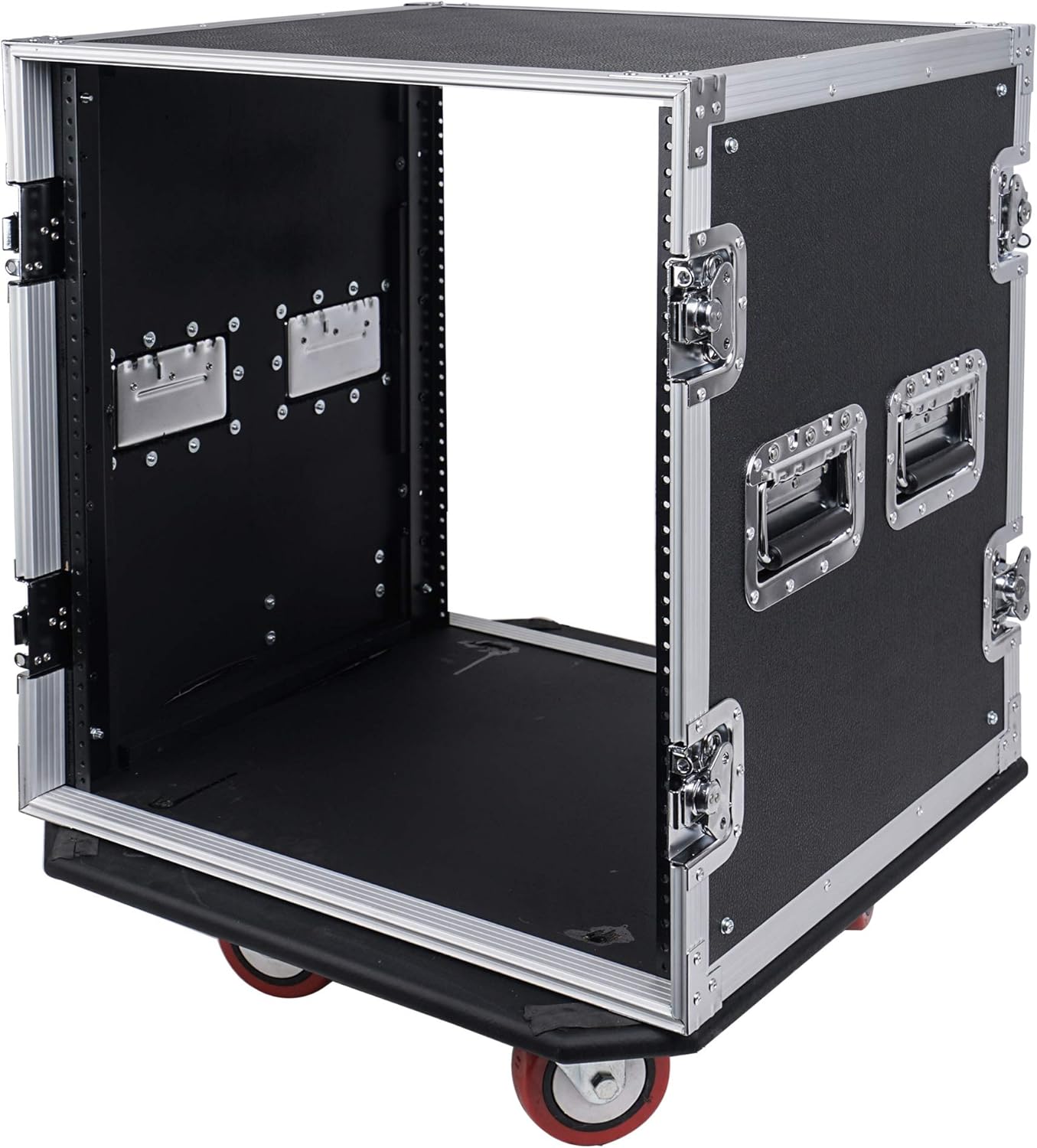 6U PA/DJ Rack Case with 17" Depth Plywood Metal Ball Corners N689466