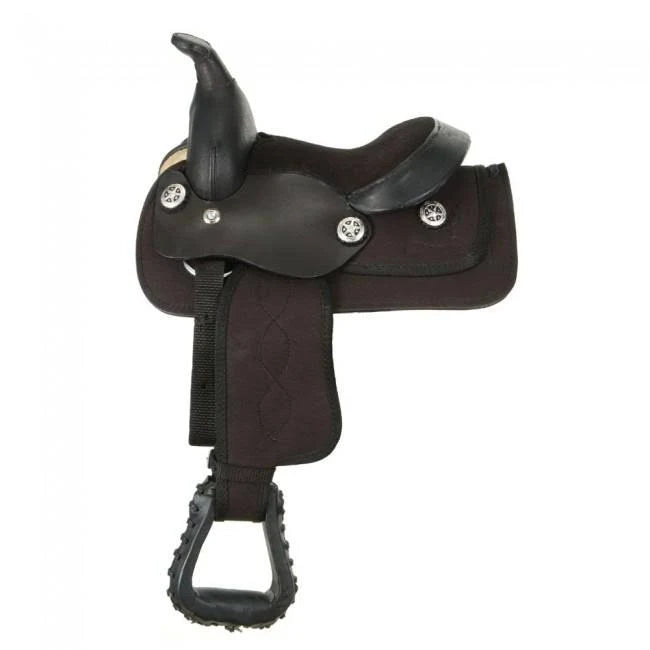 Purple Miniature Western Saddle O51992