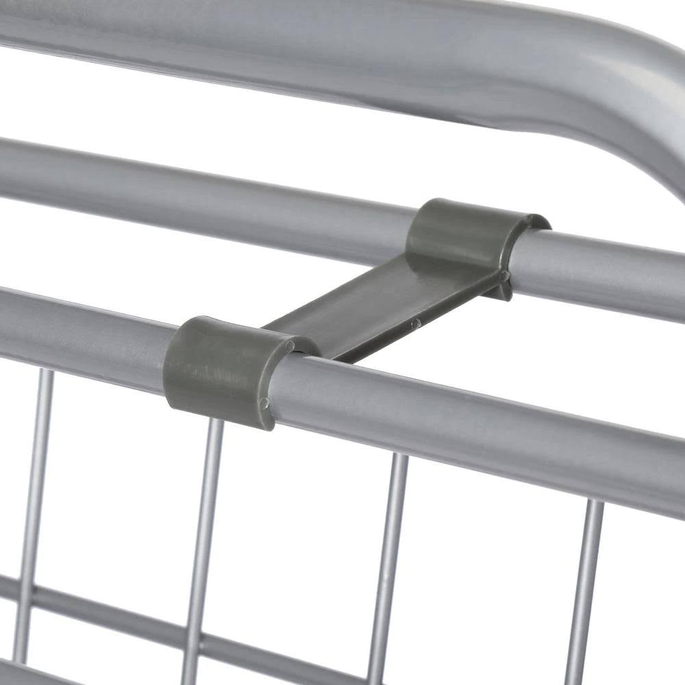 Grey Aluminum Shopping Cart B7575