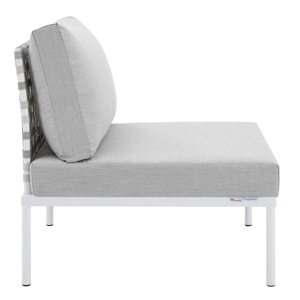 10-Piece Aluminum Outdoor Sectional Sofa Set in Taupe Gray L1796