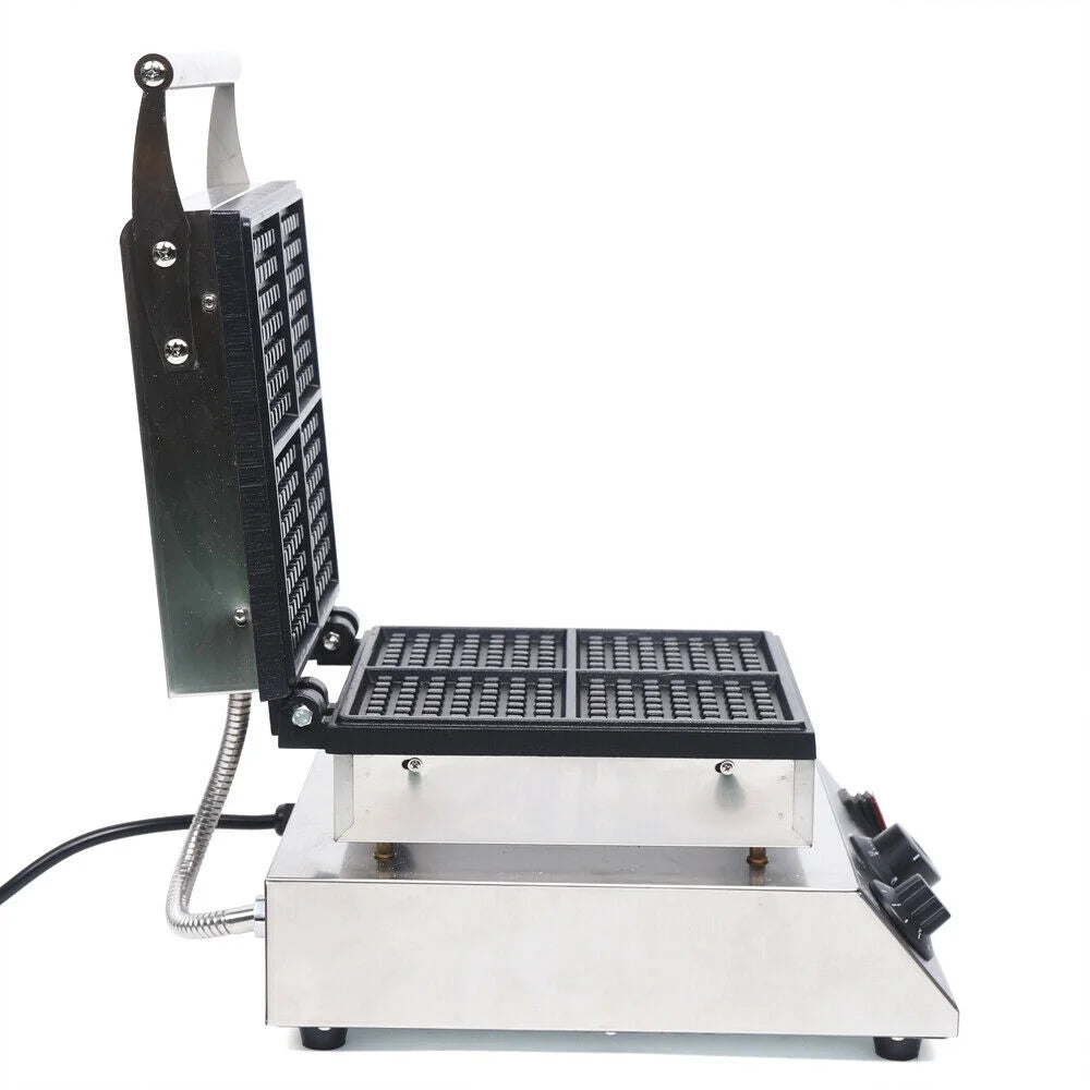 4Pcs Nonstick Electric Belgian Waffle Maker Machine M1817