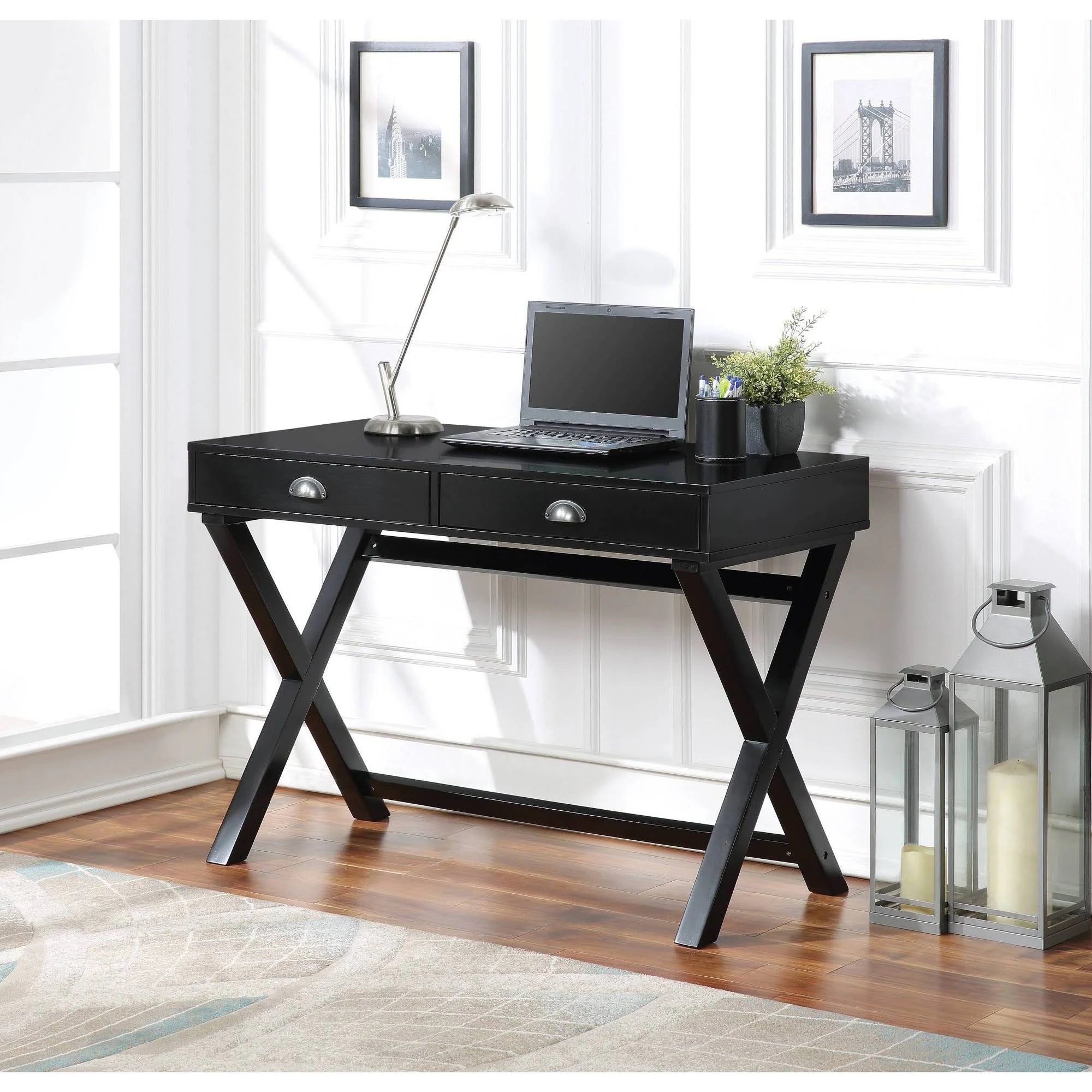 Black Writing Desk P4039