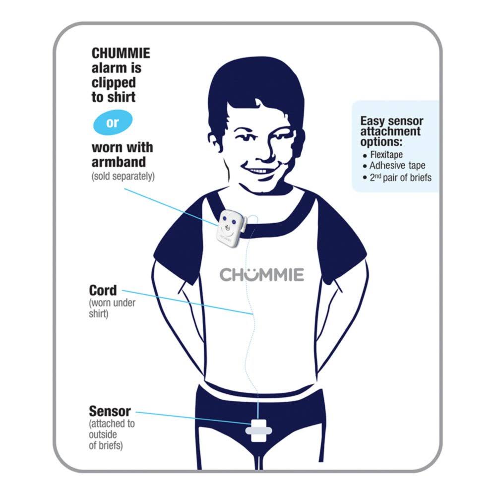 Bedwetting Alarm with Loud Sounds and Bright Lights R641
