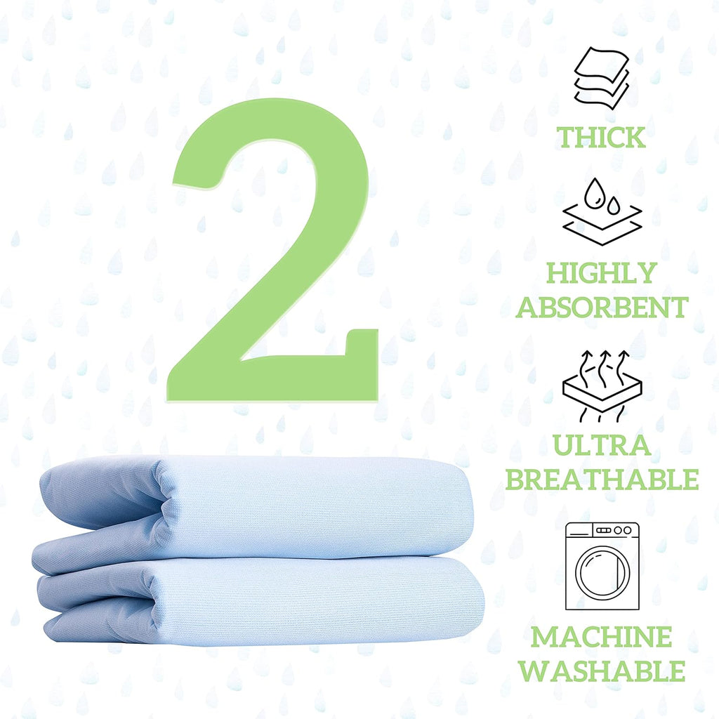 Washable Large Bed Pads, Pack of 6, 34 x 36 U44191