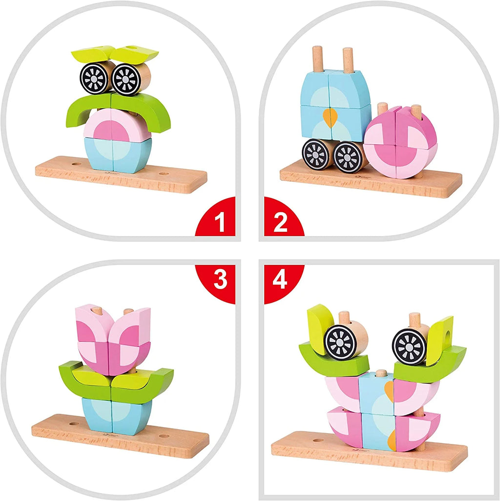 Wooden Stacking Owl Blocks Set A21661