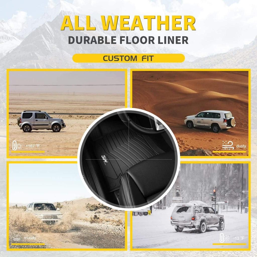 Black TPE Custom Fit Floor Liner for Mercedes Benz CLA Class J43400