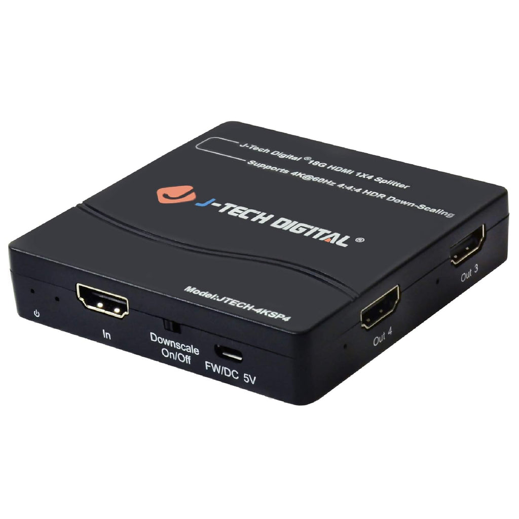 HDMI Splitter 4K 60Hz 1X4 HDMI 2.0 Splitter Pack of 2 G651394