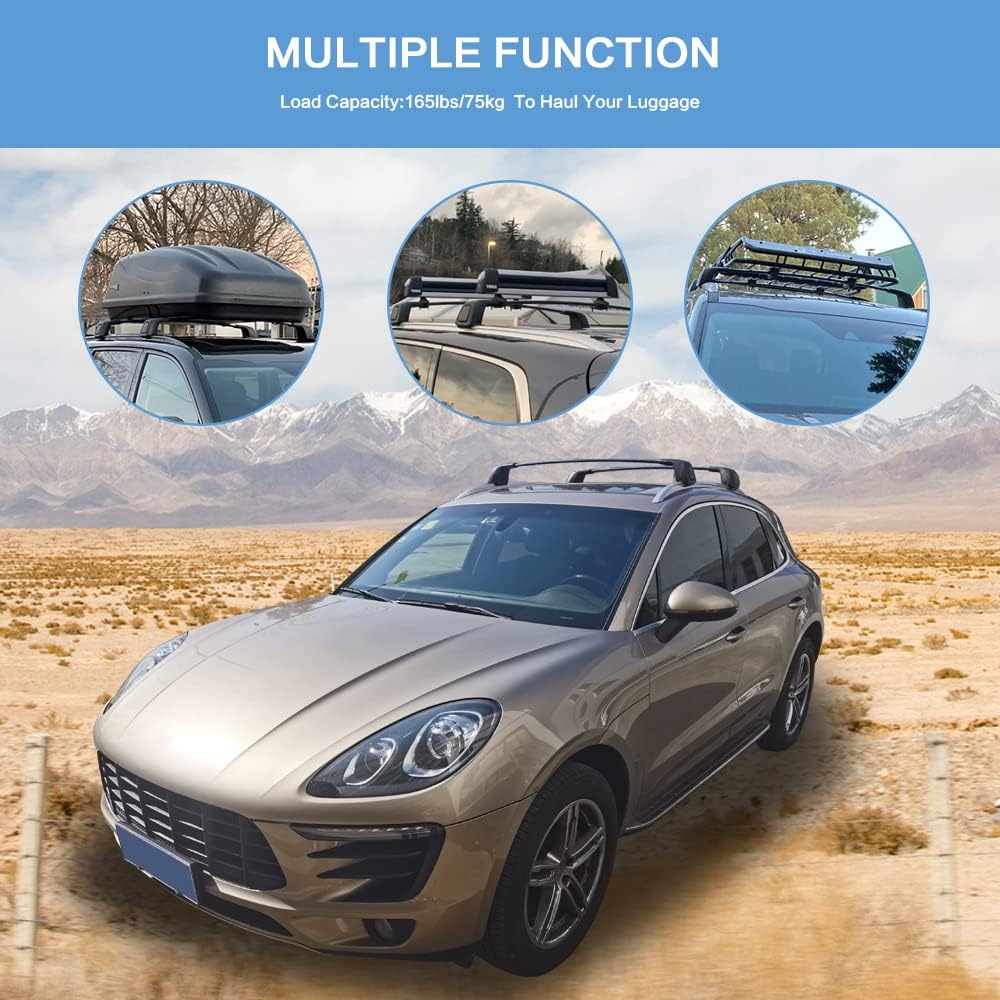 Lockable Aluminum Roof Rack Crossbars R201