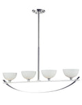 Chrome 4 Light Island Light H7514