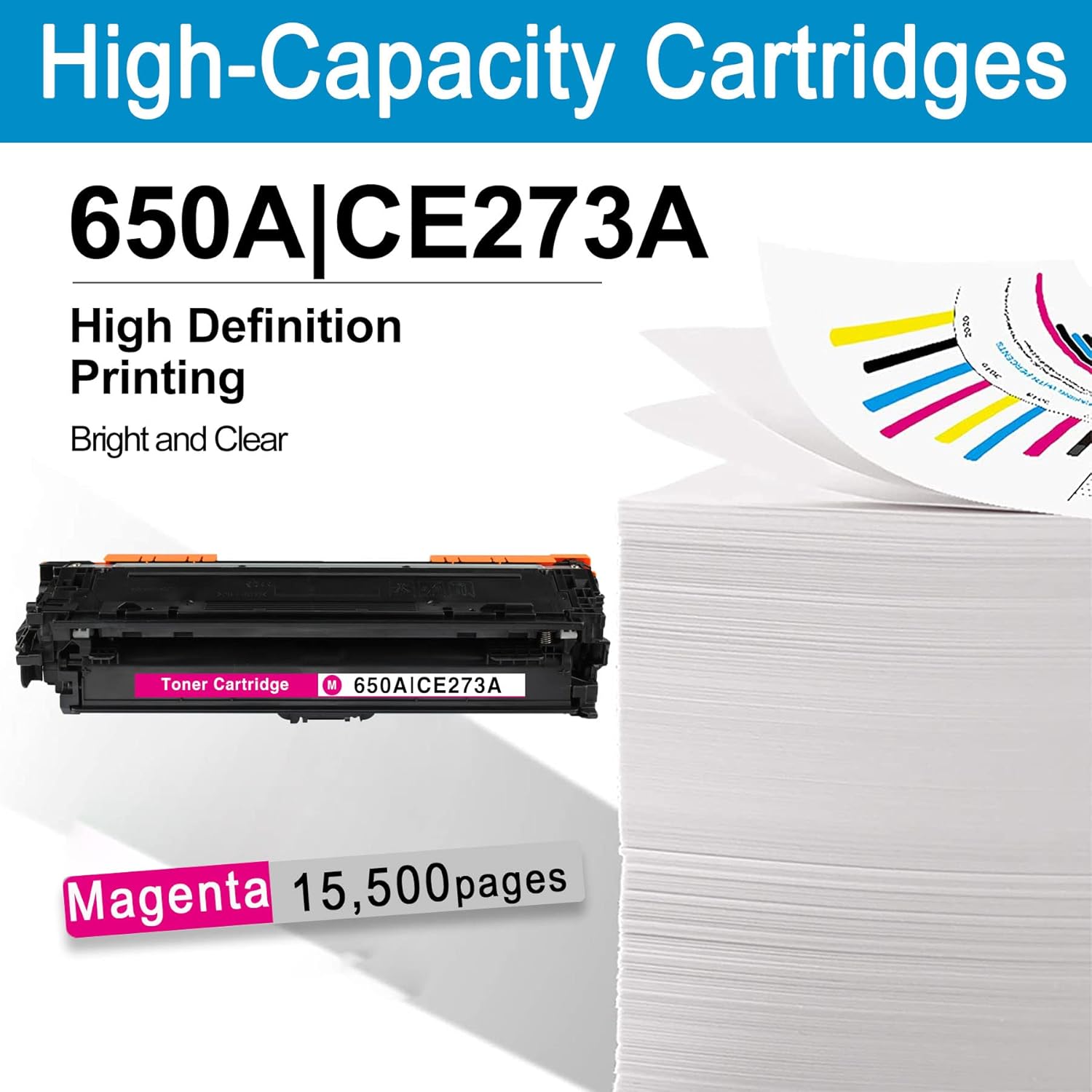2 Pack Magenta Remanufactured Toner Cartridge Y110581