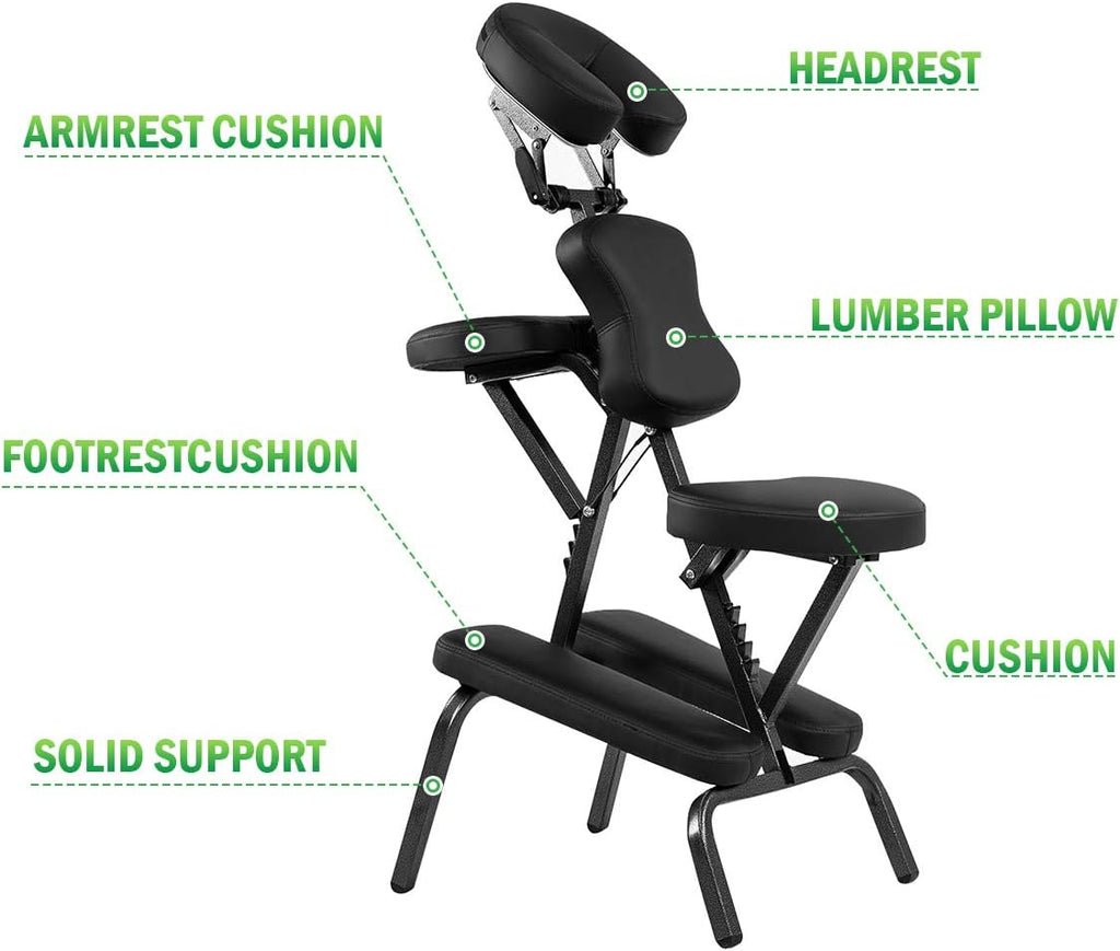 Portable Massage Chair with Carrying Bag U252984
