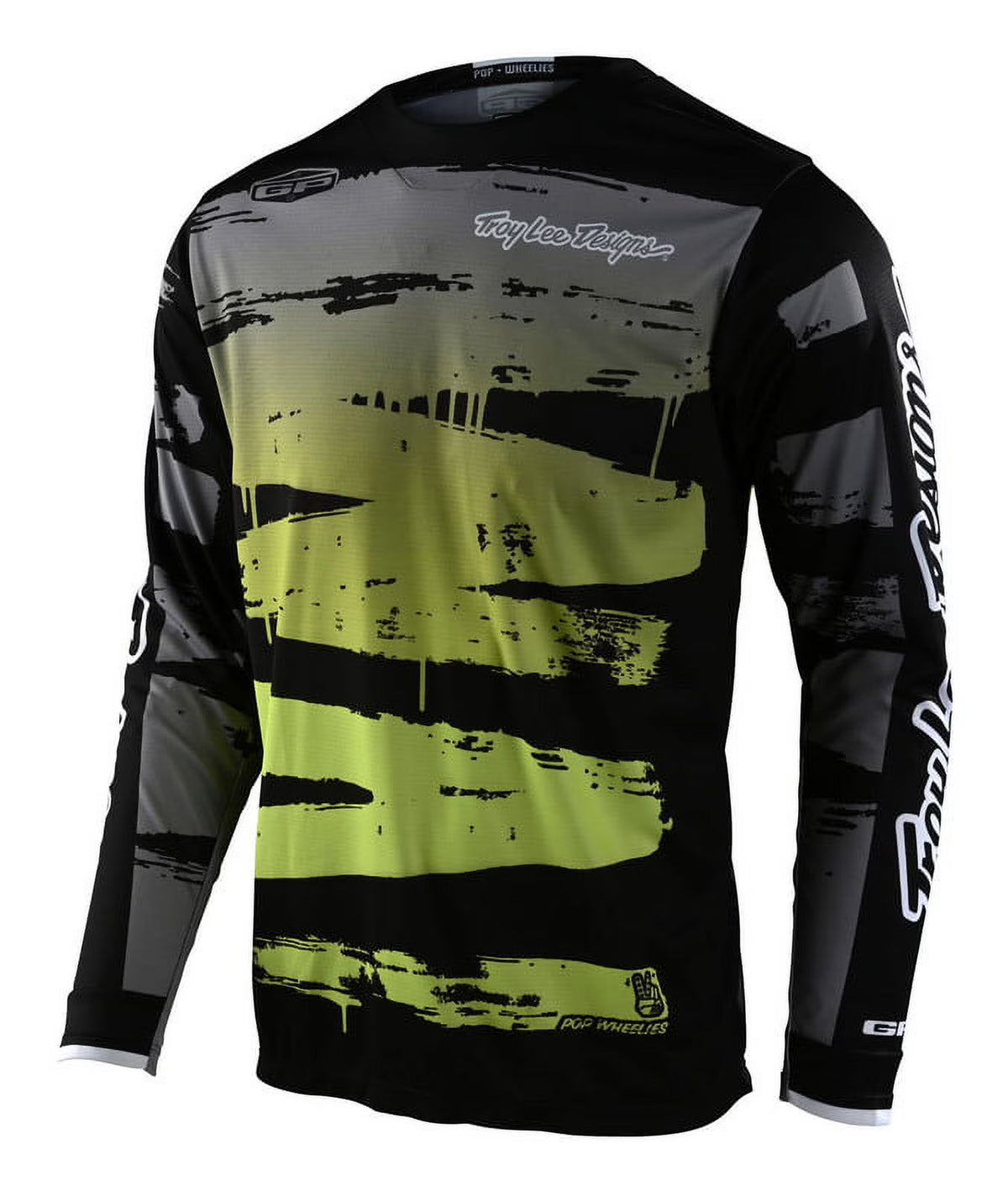Black/Glow Green Youth MX Offroad Jersey E2117